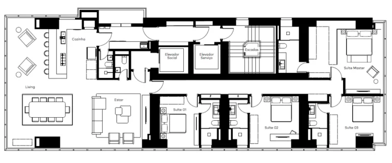 Imagem APARTAMENTO RESIDENCIAL em Balneário Camboriú - SC, Centro