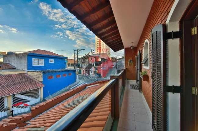 Imagem Sobrado 3 dorm, 1 suíte, Varanda ,quintal e churrasq ,3 vagas, bairro Centro, São bernardo campo
