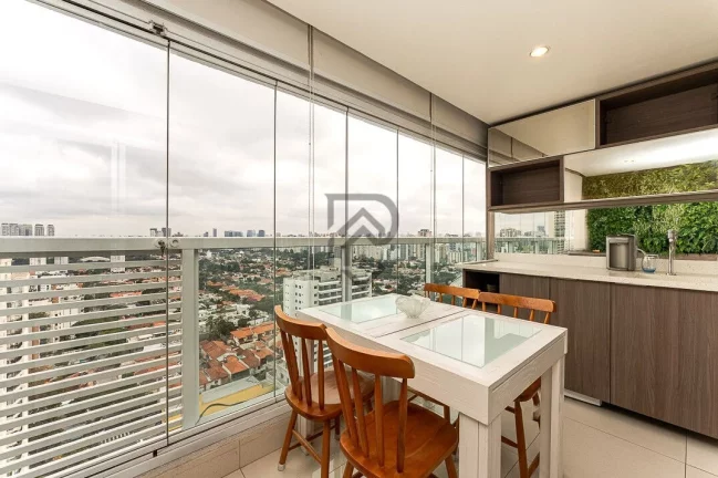 Imagem Apartamento Brooklin Alto Padrão andar alto vista livre
