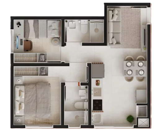 Imagem Fortune - Breve Lançamento - Apartamento à venda no bairro Hauer - Curitiba/PR