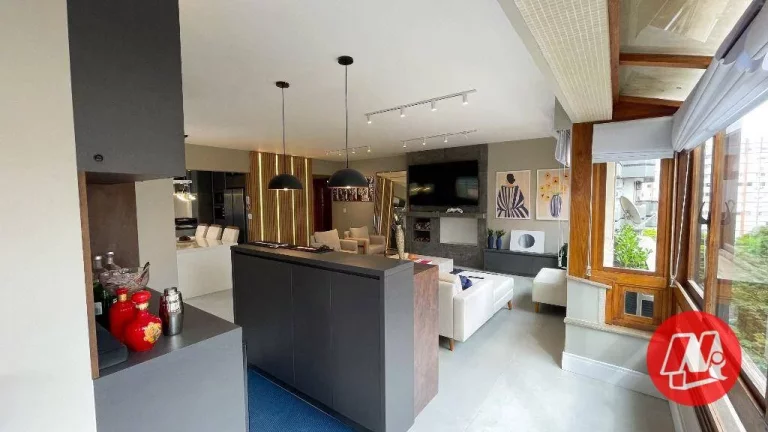 Imagem Próximo a Encol, 145m² privativos. mobiliado, 3 dormitórios e 2 vagas.