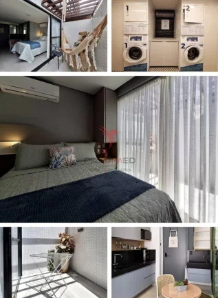 Imagem Flat Impecável no Jardim Oceania todo Mobiliado e Equipado a 50m do Mar