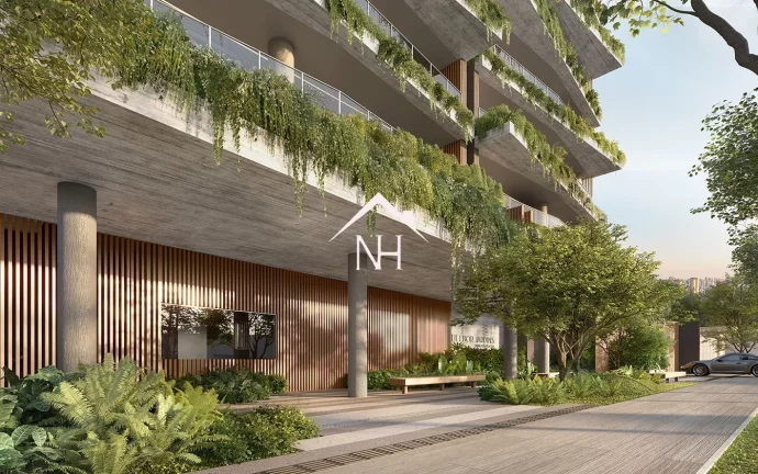 Imagem Apartamento de 372m c/4suítes (1 master), 4 vagas c/carregador p/carro elétrico, terraço gourmet brinquedoteca, piscina, fitness, lounge festas,jardim
