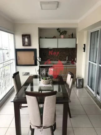 Imagem Lindo apartamento à venda localizado no Centro, São Bernardo do Campo, andar alto, com 3 suítes, escritório, sacada gourmet, 155m².