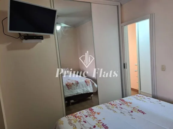Imagem Flat disponível para locação no Twin Towers Ibirapuera, com 70m², 2 dormitórios e 2 vagas de garagem