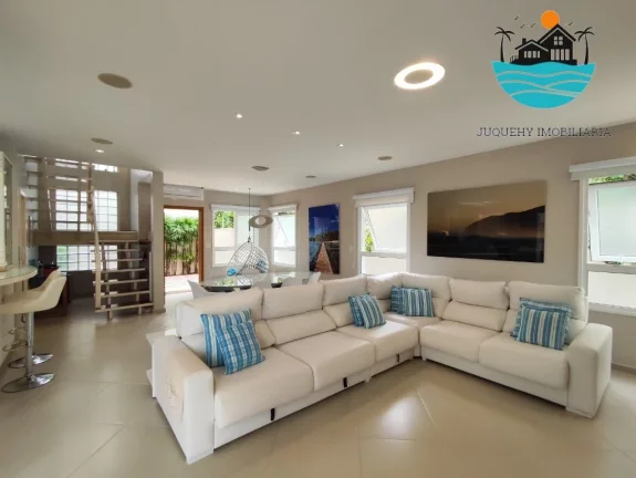 Imagem Casa Pé na Areia em Juquehy, Aluguel de Temporada, Anual aluguel, 4 quartos, sendo 03 suítes, piscina privativa, máx.08 pessoas | Juquehy Imobiliária