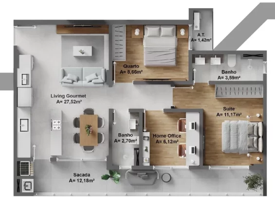 Imagem Apartamento à venda no bairro São Judas - Itajaí/SC