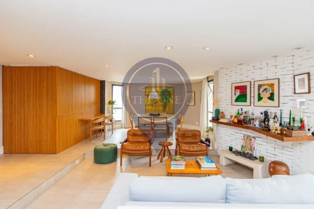 Imagem Apartamento de Alto Padrão à Venda em Indianópolis, São Paulo-SP: 3 quartos, 3 suítes, 2 salas, 5 banheiros, 3 vagas, 172m².