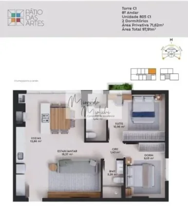 Imagem Apartamento à venda no bairro Pedra Branca - Palhoça/SC