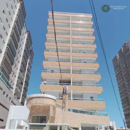Imagem Apartamento com 1 dormitório à venda, 44 m² por R$ 340.000 - Vila Guilhermina - Praia Grande/SP