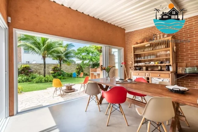 Imagem Casas para Alugar Temporada Juquehy - (Canto direito) pertinho da praia, 5 suítes, máx. 12 pessoas | Juquehy Imobiliária