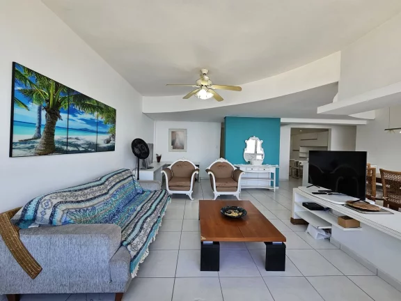 Imagem Apartamento vista mar 130 m² 1 vaga escriturada à venda no Embaré - Santos/SP