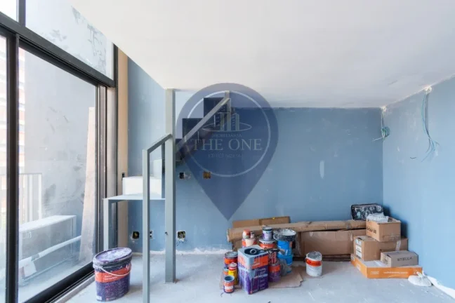 Imagem Studio de luxo em Pinheiros, São Paulo-SP: 1 quarto, 2 salas, 1 banheiro, 27m². Venha conferir!
