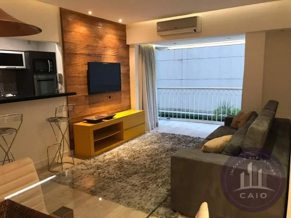 Imagem Apartamento mobiliado 79m² 2 dormitórios aluguel R$ 8.990,00- Alphaville