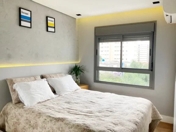 Imagem Apartamento 68M², 2Q, 1 Suíte, 2 Banheiros, 2 Vagas, Varanda Gourmet, Teto rebaixado em Gesso, Academia, Churrasqueira, Piscina Adulto e Infantil.