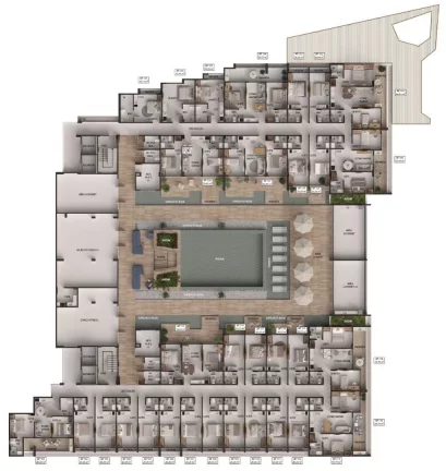 Imagem Apartamento à venda, 20 m² por R$ 308.154,60 - Bessa - João Pessoa/PB