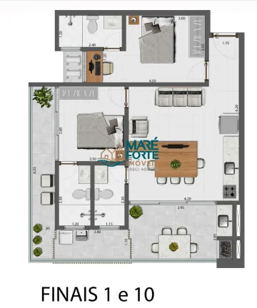 Imagem LANÇAMENTO NO PEREQUÊ-AÇÚ COM 2 DORMITÓRIOS COM ENTREGA PARA 2025. ÚLTIMAS UNIDADES!