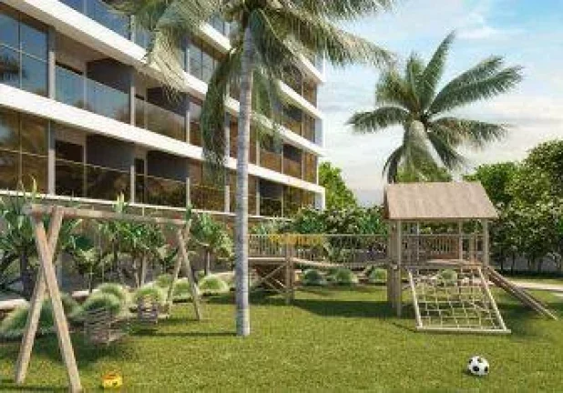 Imagem Cobertura em condomínio fechado estilo resort pé na areia com varanda e jacuzzi privativa - CO0031