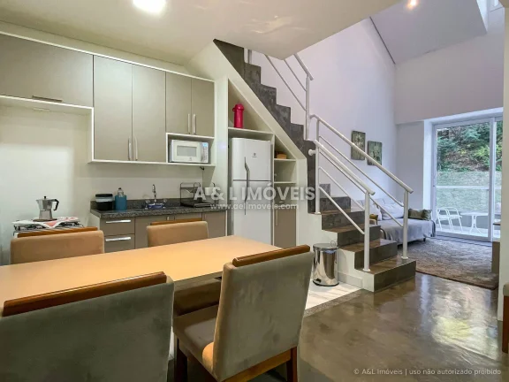 Imagem Duplex Mobiliado em Campos do Jordão | Capivari, 179 m², Lazer Completo