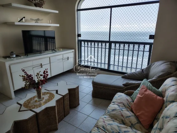 Imagem Imperdível: Apartamento frente mar total Pitangueiras - 3 Quartos, 3 Suítes, 2 Salas, 5 Banheiros, 1 Vaga, 226m²!
