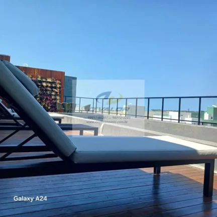 Imagem Vendo Apartamento, Porteira Fechada, Vista Mar, com 53 m², 2 suítes, sala p/ 2 ambientes e 1 vaga