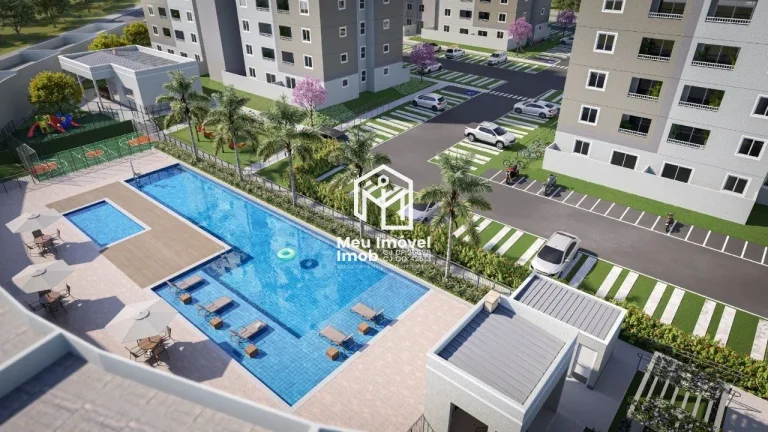 Imagem Apto 2 Qtos 1 Vaga 45,46m² Cond Torres do Buritis Samambaia