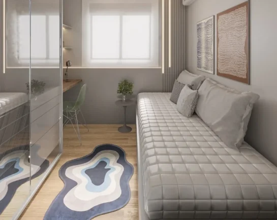 Imagem Apartamento Rio Pequeno - 27M², 1 Dorm, 1 Suíte, Próximo Shopping e USP.
