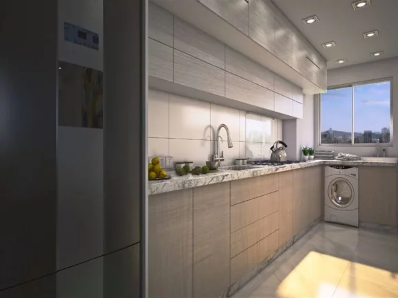 Imagem Apartamento com 1 dormitório à venda, 38 m² por R$ 383.200,00 - Aviação - Praia Grande/SP