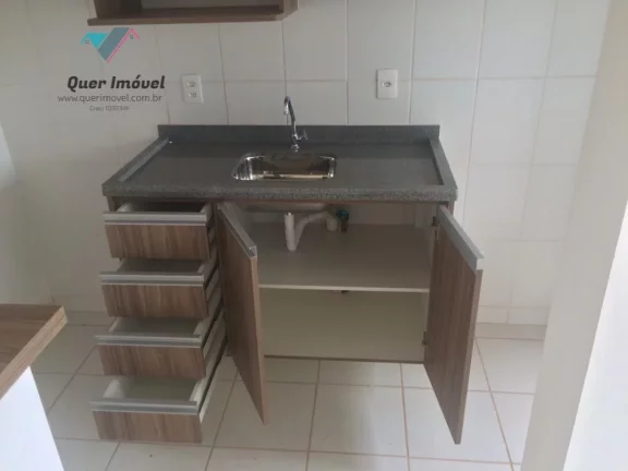 Imagem Apartamento à venda na Ribeirânia, Ribeirão Preto-SP: 2 quartos, 1 banheiro, 1 sala, 1 vaga de garagem, 45m². Confira já!