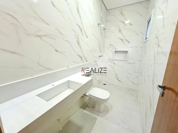 Imagem Casa moderna com 3 dormitórios à venda, 100 m² por R$ 680.000 - Jardim Residencial Veneza - Indaiatuba/SP