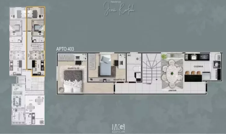 Imagem Cobertura duplex à venda, 3 quartos, 1 suíte, 2 vagas, Letícia - Belo Horizonte/MG