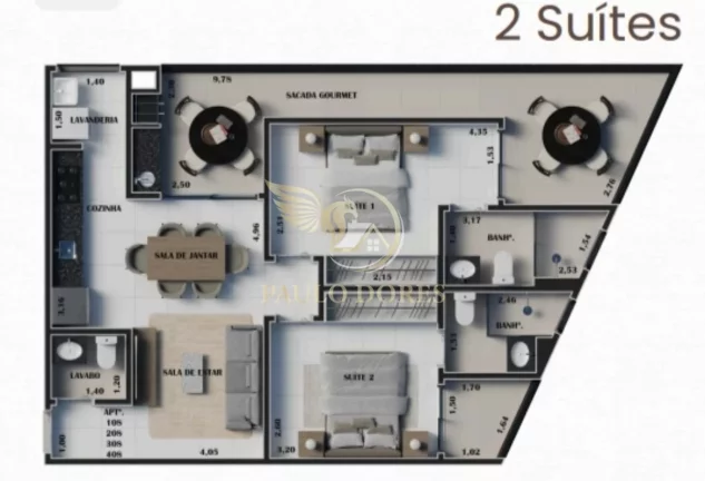Imagem APARTAMENTO NA PRAIA GRANDE A 500 METROS DO MAR
