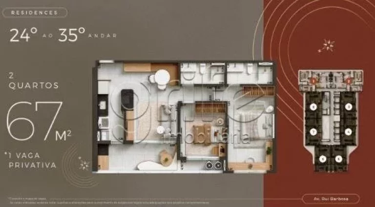 Imagem Beach Class Unique - Meireles - Fortaleza-CE. Av. Rui Barbosa, 901 - Meireles, Fortaleza - CE, 60115...