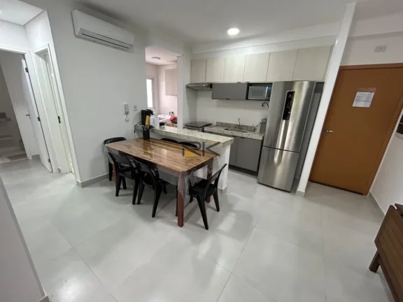 Imagem APARTAMENTO PRAIA GRANDE com 2 dormitórios sendo 1 suíte,1 vaga de garagem,varanda gourmet com churrasqueira