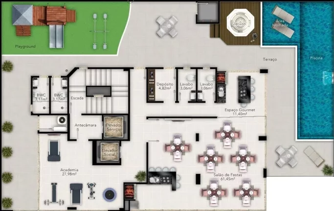 Imagem COBERTURA RESIDENCIAL em Balneário Camboriú - SC, Centro