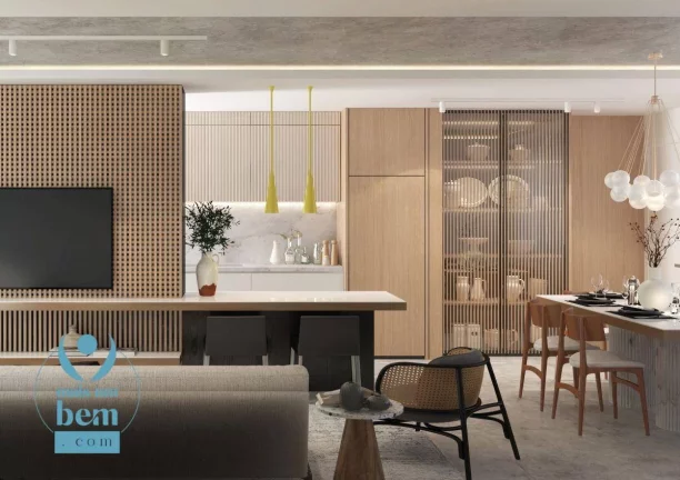 Imagem Apartamento 93 m² com 3 quartos (1 suíte) à venda por R$ 1.040.575 - Bacacheri - Curitiba/PR