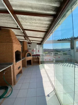 Imagem Cobertura 154m², 3 Dormitórios, sendo 1 Suíte, 1 vaga, Churrasqueira, sem elevador na Vila Guarani, Mauá-SP