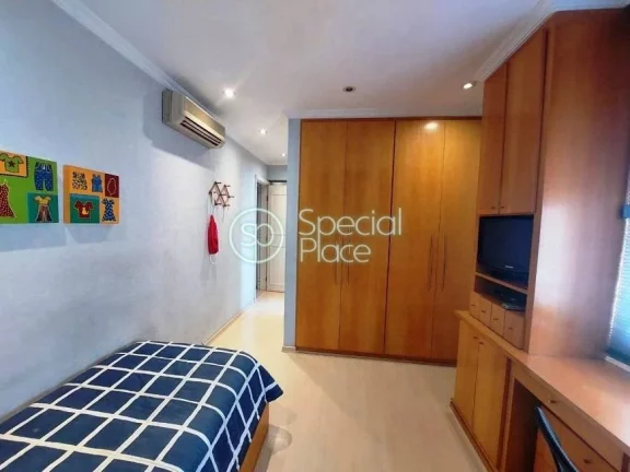 Imagem Apartamento com 180m² em Moema Pássaros. Living integrado à varanda envidraçada, sala de almoço...