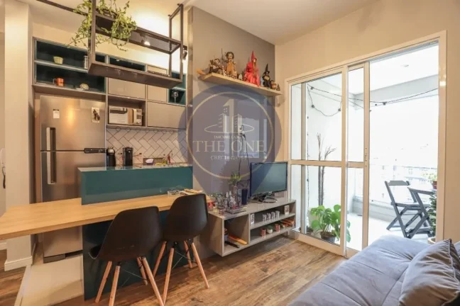 Imagem Apartamento de 1 quarto com vaga de garagem no bairro Santa Efigênia, São Paulo-SP: 2 salas, 1 banheiro e 37m² de área.