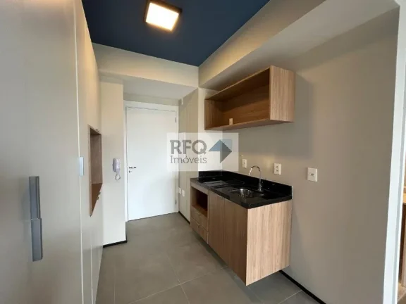 Imagem Studio de luxo no Brooklin Paulista: 1 quarto, 1 suíte, 1 banheiro, 27m² de área - Venda ou Locação em SP!