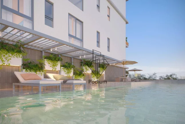 Imagem Apartamentos com varanda / sacada gourmet e vista para o mar nas proximidades do Parque Linear Parahyba 2 no bairro do Jardim Oceania / Bessa