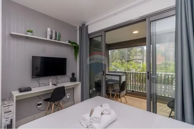Imagem Estúdio com 25m² PRONTO e MOBILIADO á venda no HUB VILA MADALENA, Próximo ao metrô - REVENDA