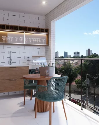 Imagem Apto - 2 Quartos - 1 Suíte - 52,32 m² - Brisamar, João Pessoa/PB.