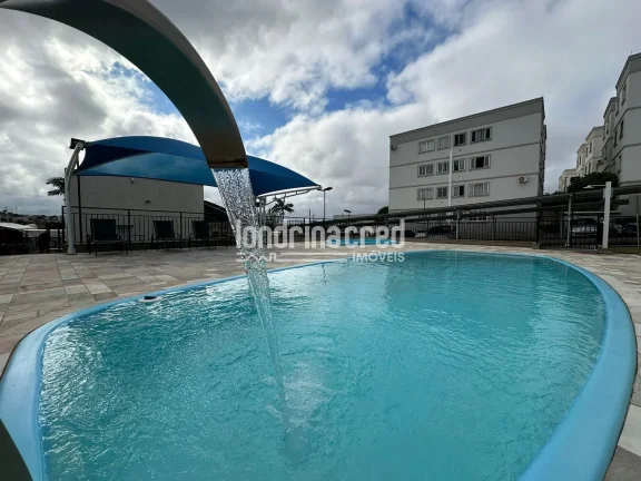 Apartamento em Cambé com 2 quartos, 45m², 1 vaga coberta, lazer completo com piscinas, áreas gourmet, salão de festas e portaria 24h