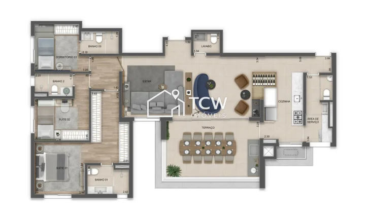 Imagem Apartamento Padrão 4 dorm