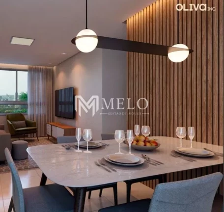 Em Olinda com 3qts., 1suite, 1vaga, 63,20m2