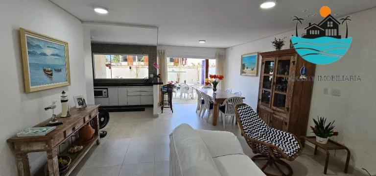 Imagem Casas para Alugar Temporada Juquehy - 500m da praia, 5 suítes, (1 térrea), piscina e churrasqueira privativa, máx. 10 pessoas | Juquehy Imobiliária