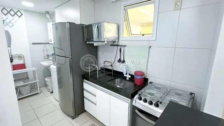 Imagem Aluguel Na Roberto Freire de 2 quartos sendo 1 suíte no Ed.Ahead Mobiliado