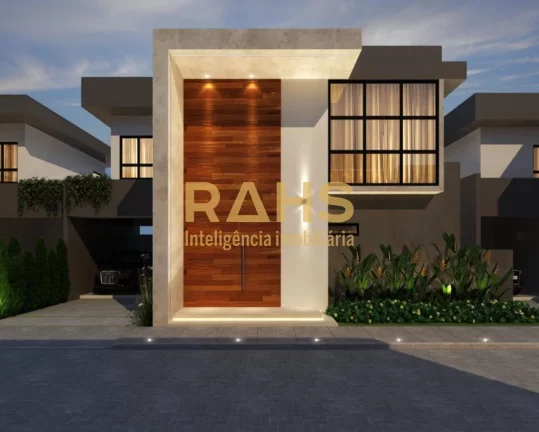 Excelente casa em condomÃ­nio fechado no bairro AmÃ©rica, em regiÃ£o nobre de Joinville, rua sem saÃ...