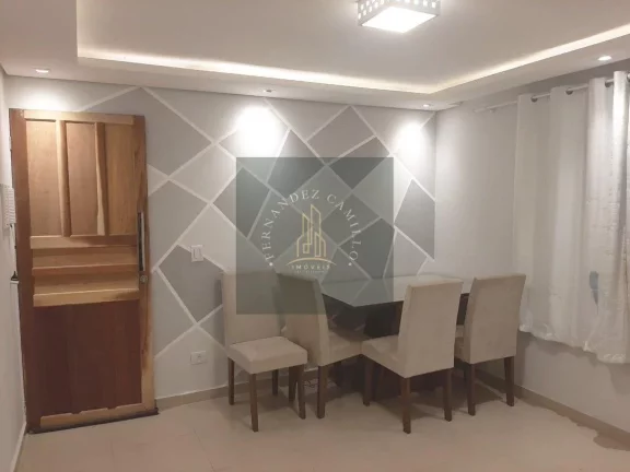 APARTAMENTO / VILA DA PRATA /Sala de Jantar e Tv conjugados, Cozinha com Móveis Planejados